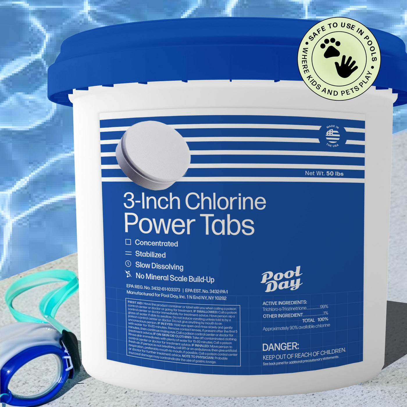 3-Inch Chlorine Tabs