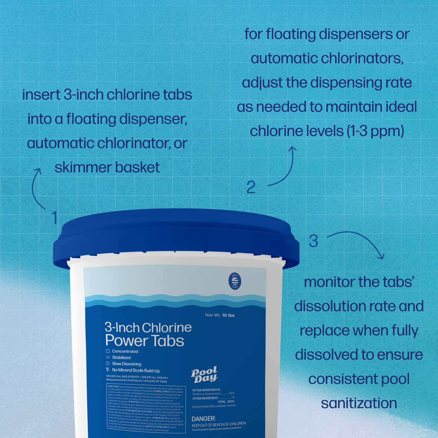 3-Inch Chlorine Tabs